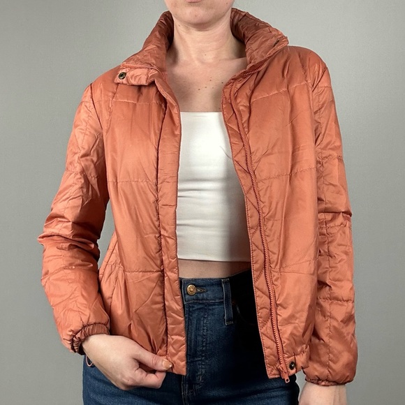 Madewell Packable Puffer Jacket in Rose Pink - Picture 1 of 5